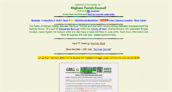 Desktop Screenshot of higham-kent-pc.gov.uk